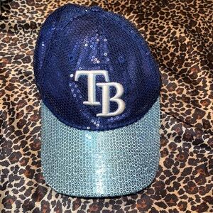 Y2k Victoria’s Secret Tampa Bay Rays Sequin Baseball Hat